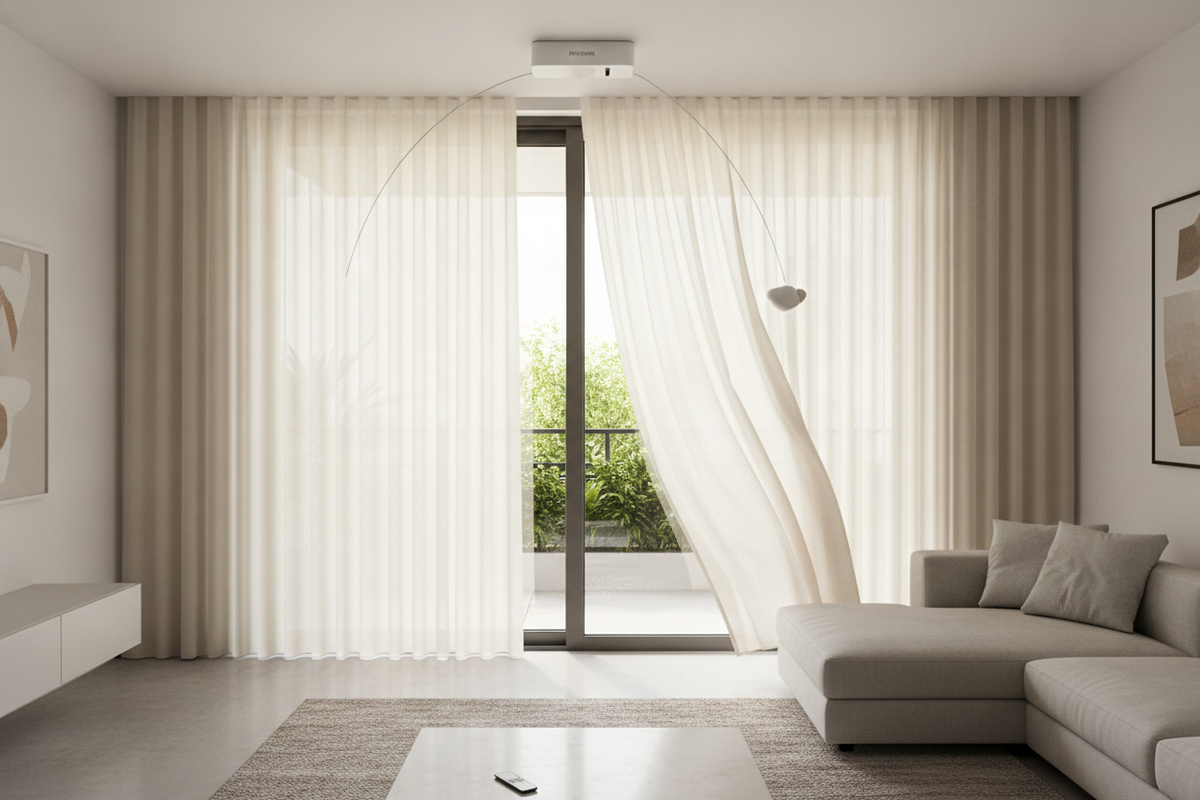 Blinds vs Curtains for Sliding Door: Functional Comparison, Clearance Mechanics, and Smart Automation
