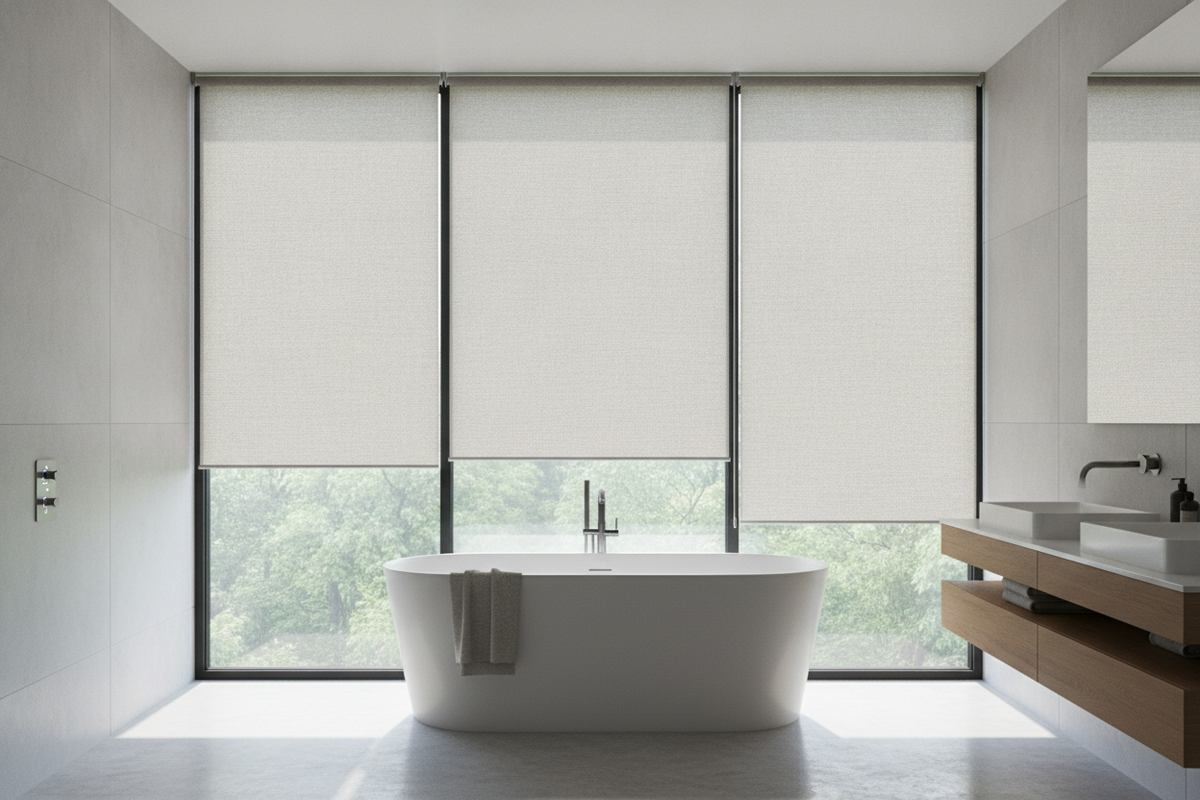 Shades for Bathroom Windows Guide: Moisture Resistance, Privacy Mechanics, and Smart Automation
