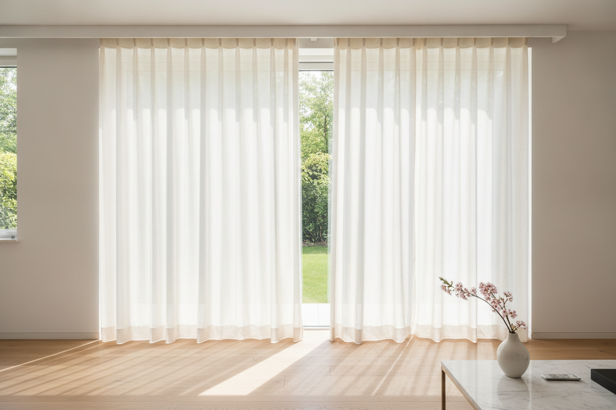 Cordless Faux Wood Blinds Guide: Slat Mechanics, Casing Depth, and Smart Motorization