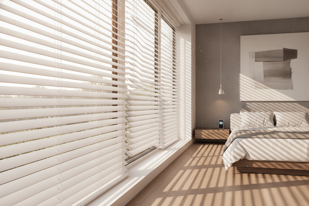 2 Inch White Faux Wood Blinds: Slat Dynamics, Casing Fit, and Smart Tilt Automation