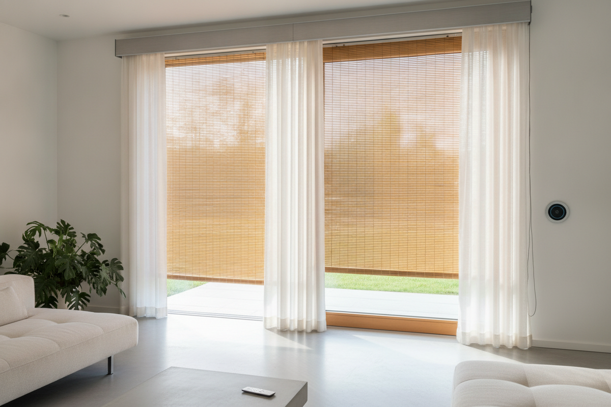 How to Select, Mount, and Automate 72-Inch Wide Bamboo Blinds for Large Windows and Patios