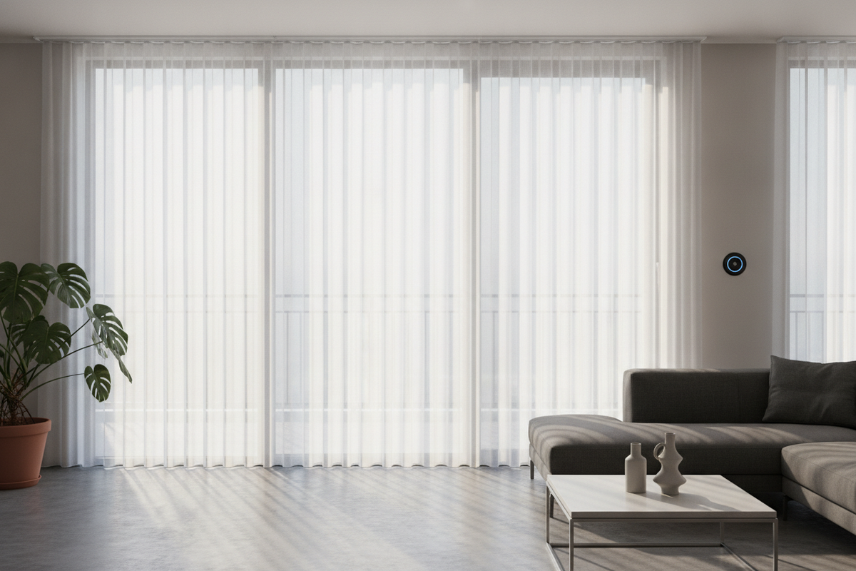 96-Inch Vertical Blinds Guide: Sizing, Track Dynamics, and Smart Upgrades for Sliding Doors