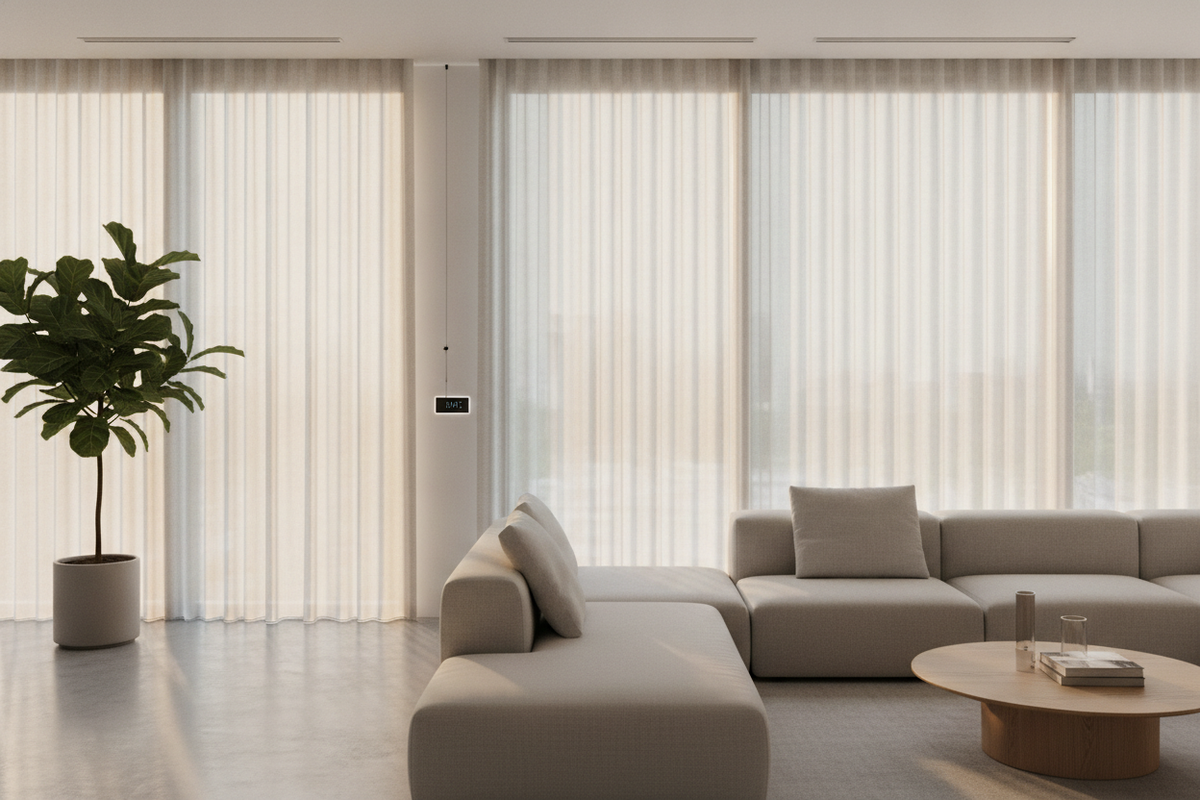 Automatic Sun Shades: Architectural Planning, Exterior Power Architectures, and Multi-Zone Smart Control