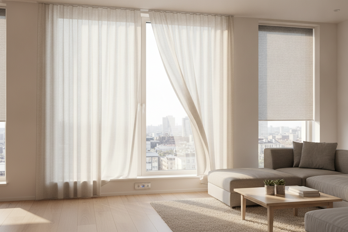 Aluminum Vertical Window Blinds: Slat Mechanics, Track Engineering, and Smart Motorization
