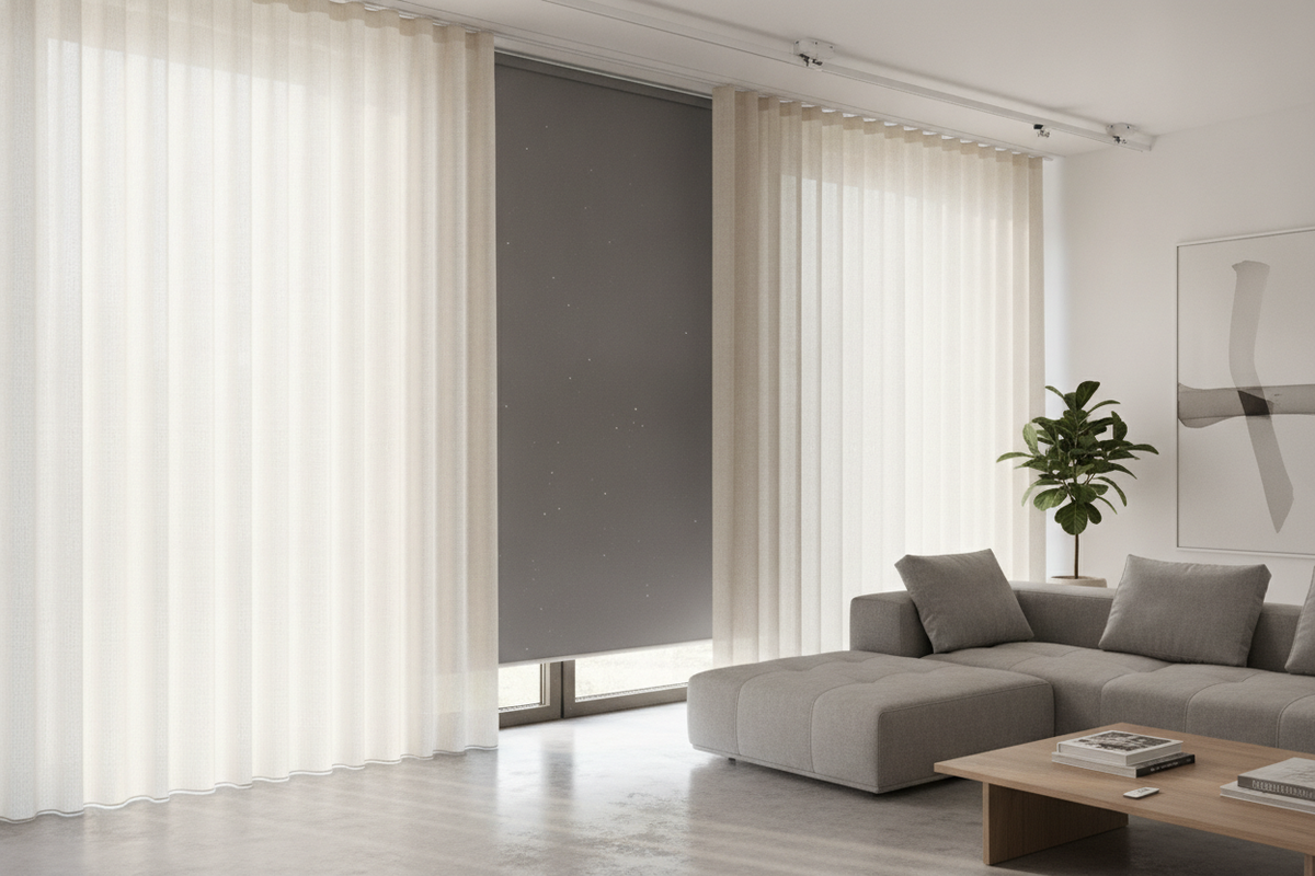 Blind Screen Blackout Systems: Track Mechanics, Dual Configurations, and Smart Motorization