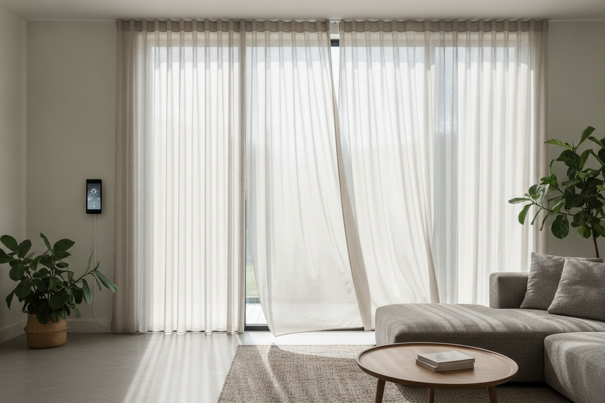 Blinds & Curtains: Architectural Layering, Hybrid Styles, and Smart Motorization Guide