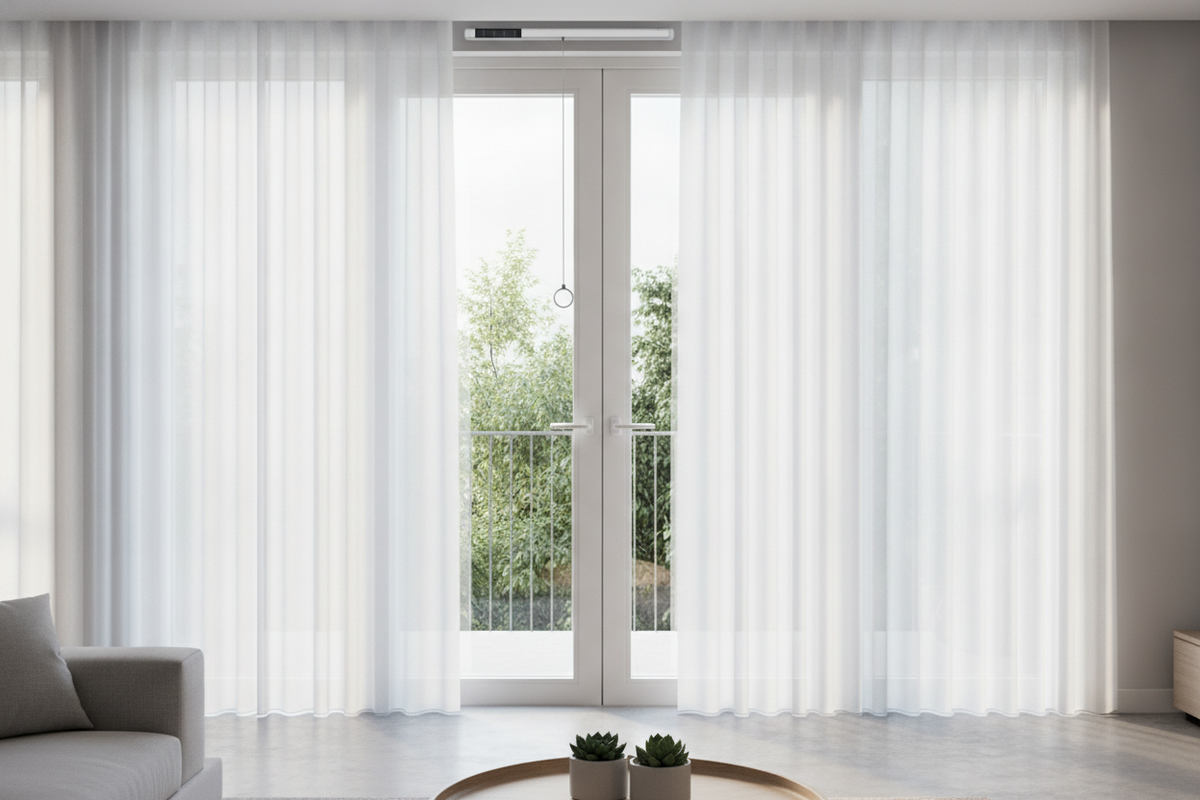 Installing Blinds for French Doors with No Drilling: Non-Invasive Mounting, Lever Clearances, and Wire-Free Motors