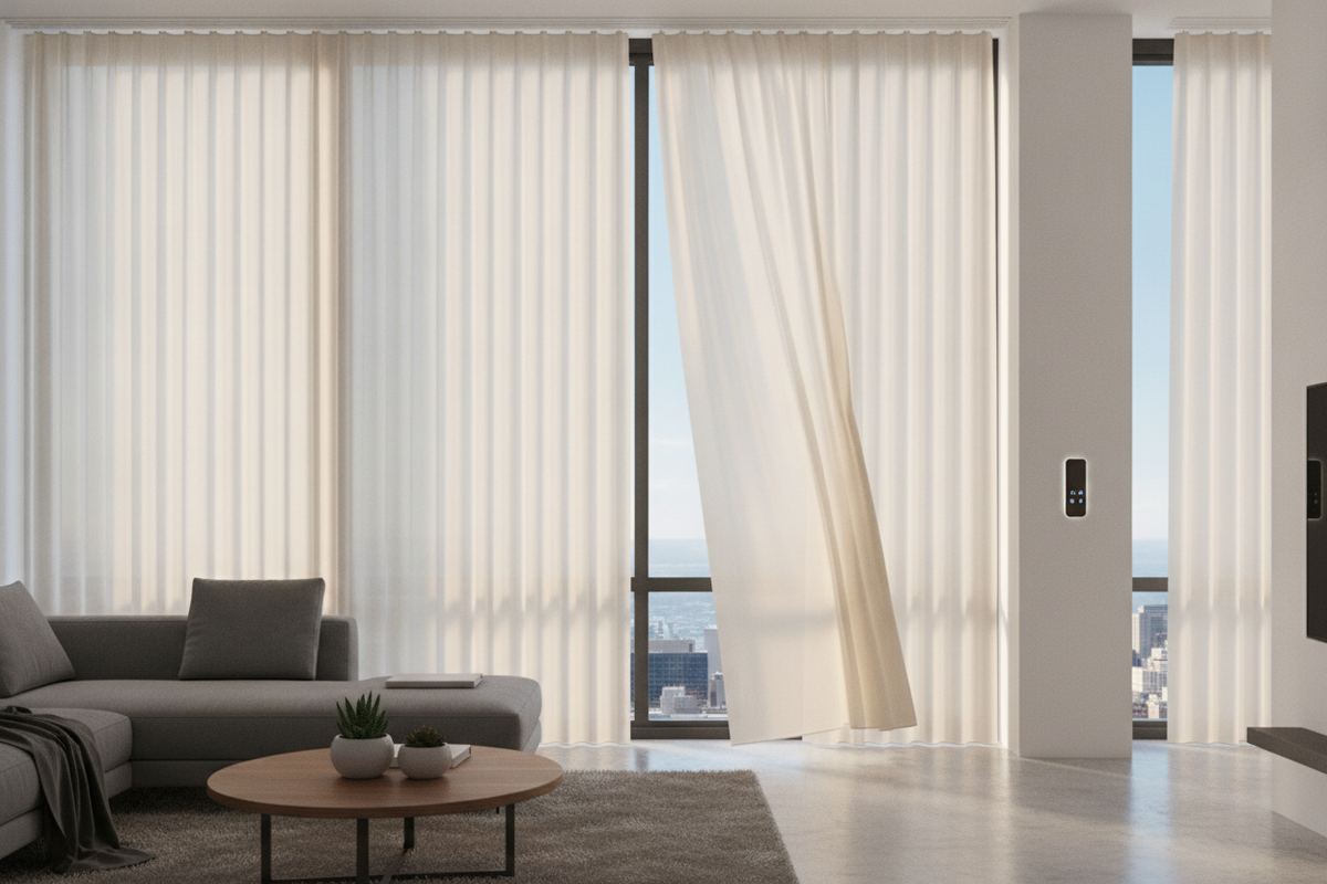Blinds in Store vs. Custom Automated Shading: Retail Limits, Motorization, and Decision Framework
