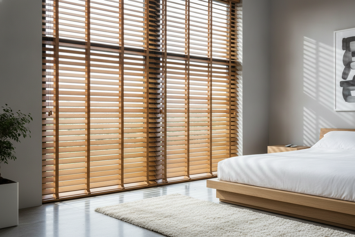 Wood Slats Blinds: Slat Scale Selection, Material Mechanics, and Smart Automation Architecture