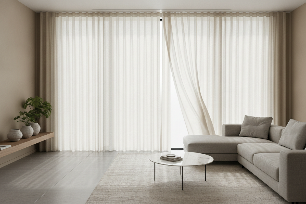 Boolegon Shades: No-Drill Mechanics, Light-Blocking Architecture, and Smart Motorization