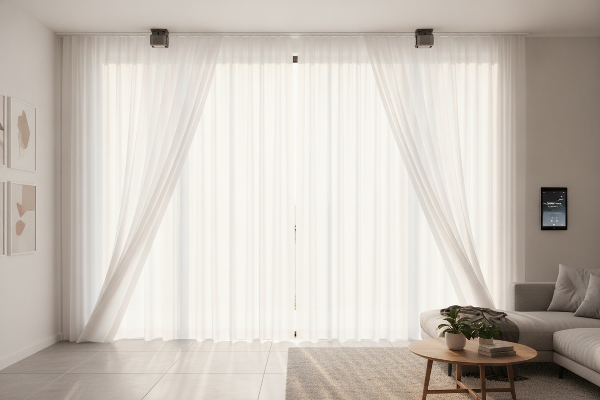 Centre Opening Vertical Blinds: Bi-Parting Track Mechanics, Dual Traversing, and Smart Automation Architecture