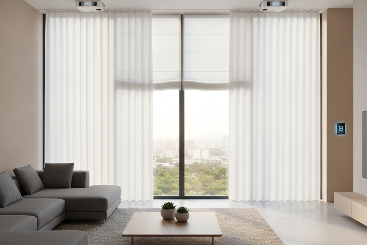 Motorized Top-Down Shades: Dual-Motor Architecture, Daylighting Dynamics, and Smart Automation Guide