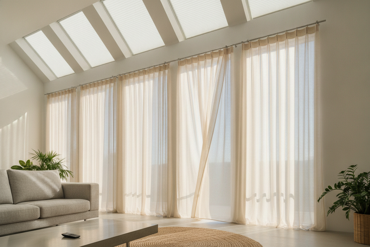 Covering Skylights: Interior Shade Mechanics, Fabric Architectures, and Smart Automation