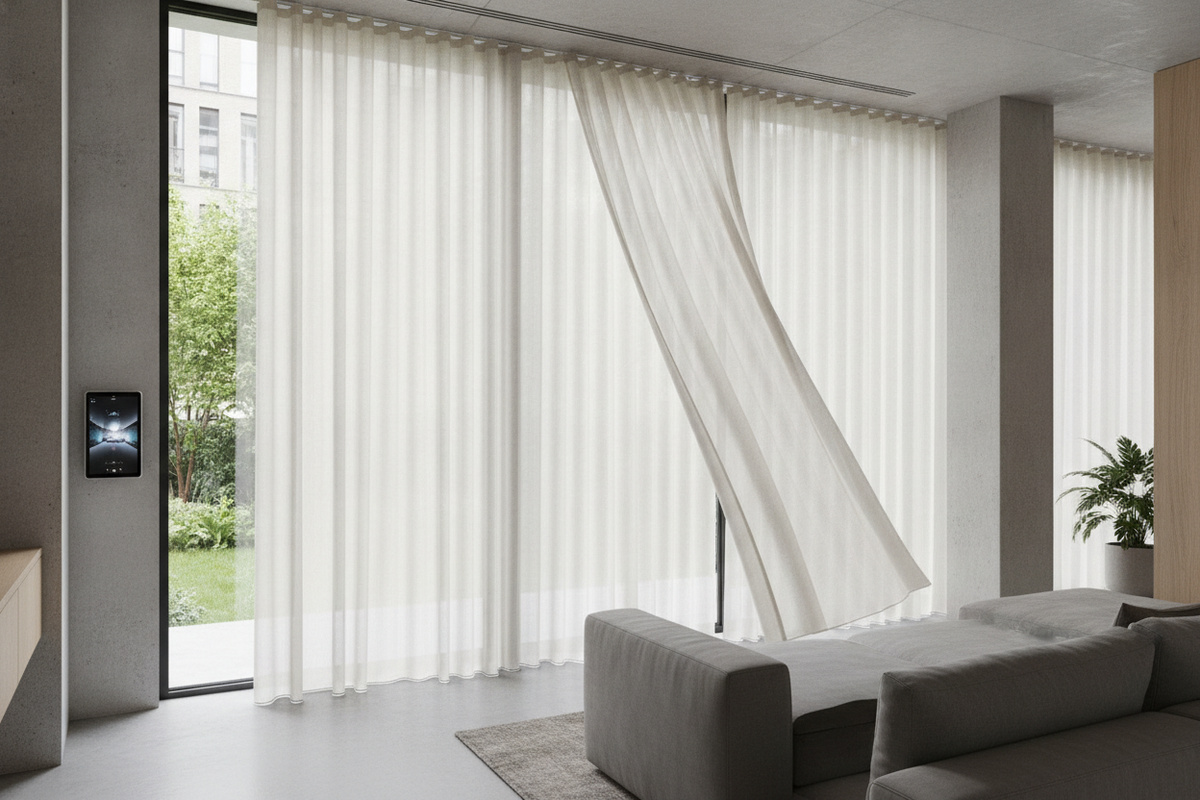 Curtains Blinds for Windows: Layering Architecture, Mounting Clearances, and Smart Automation