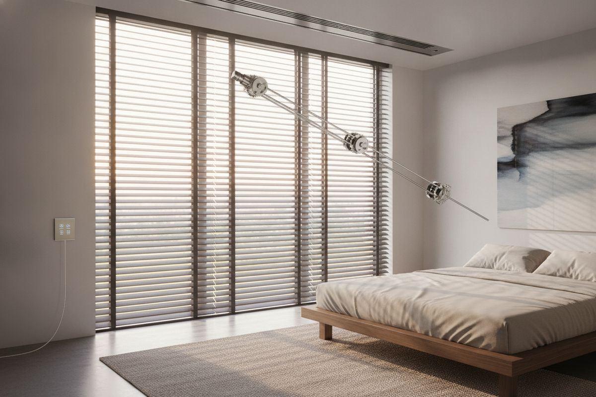 Window Louver Blinds: Slat Mechanics, Traversing Architecture, and Smart Motorization Systems
