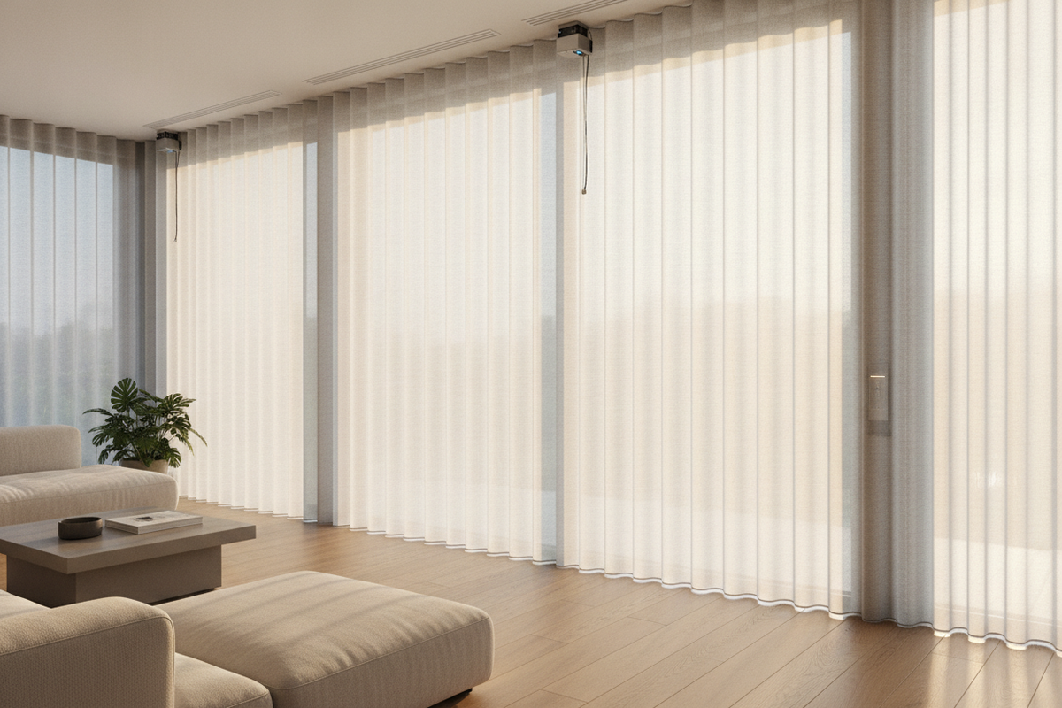 Solar Shades: Fabric Weave Dynamics, Power Architecture, and Smart Motorization Systems