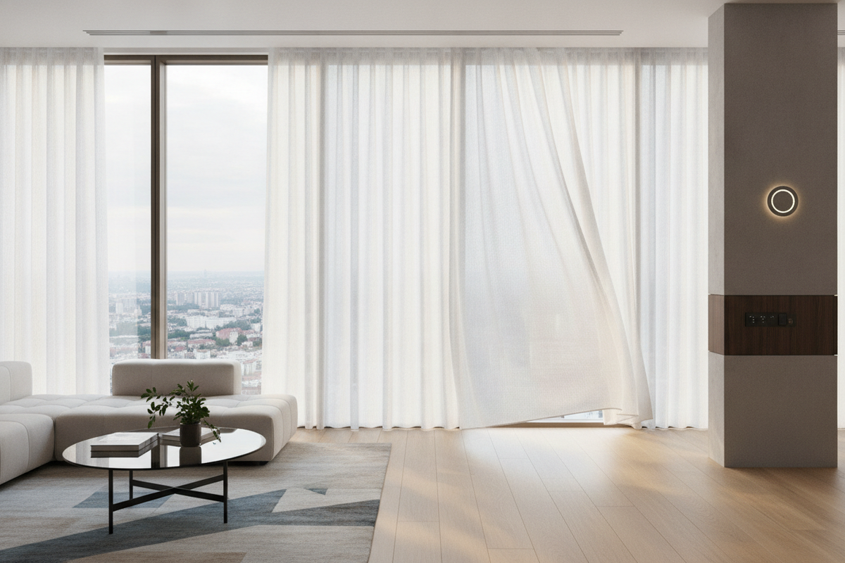 Designing with Fancy Window Shades: Luxury Textiles, Precision Profiles, and Connected Controls