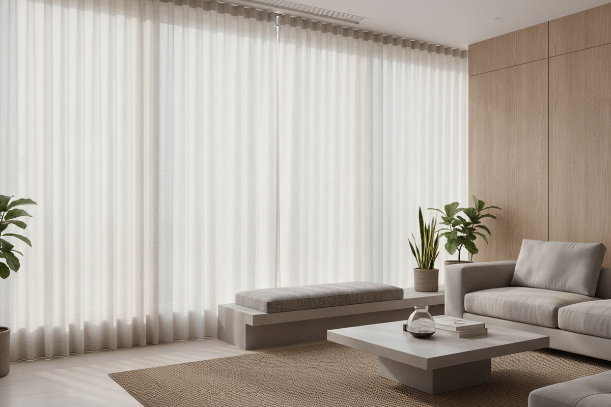 Door Window Shades Architecture: Mounting Clearance, Motion Stabilization, and Smart Motor Automation