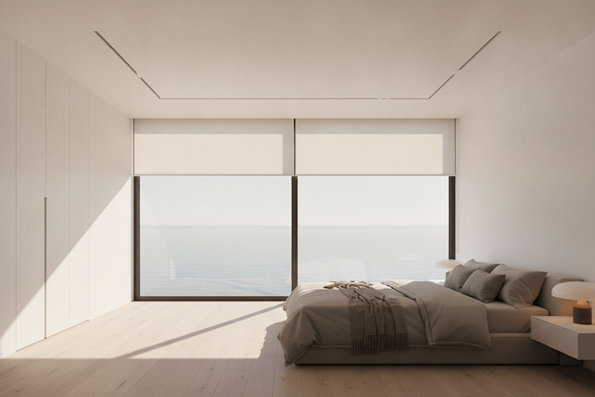 Hidden Motorized Blinds: Ceiling Pocket Guide