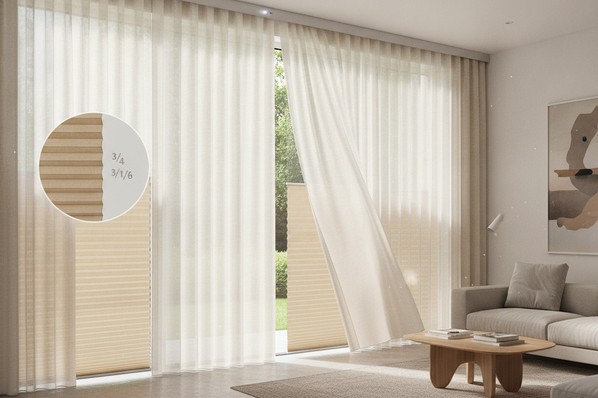 9/16 vs 3/4 Cellular Shades: Which Size Fits Best?