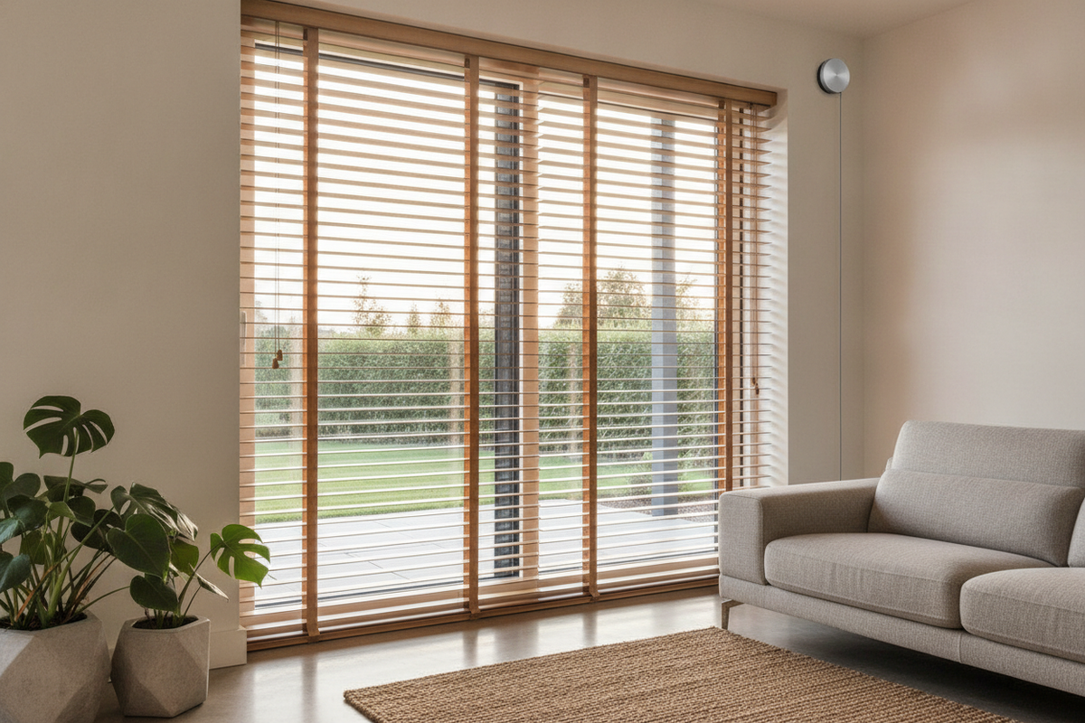 Faux Wood Blinds for Doors: Mounting and Clearances