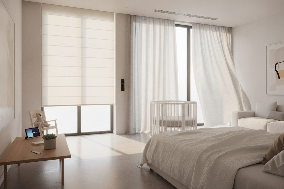 Window Sun Shades: Solar Blocking and Motor Controls