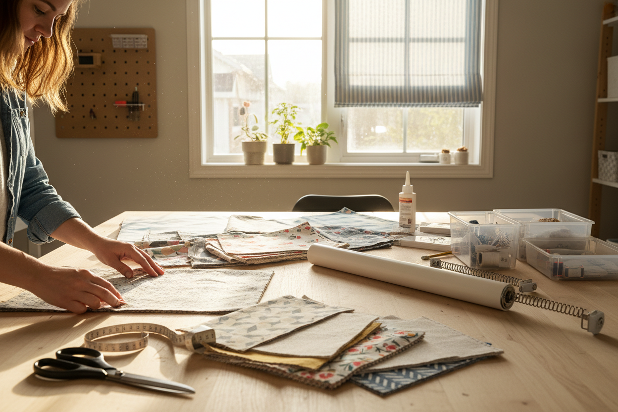 Custom Style on a Budget: The Ultimate Guide to Crafting Fabric Roller Shades at Home