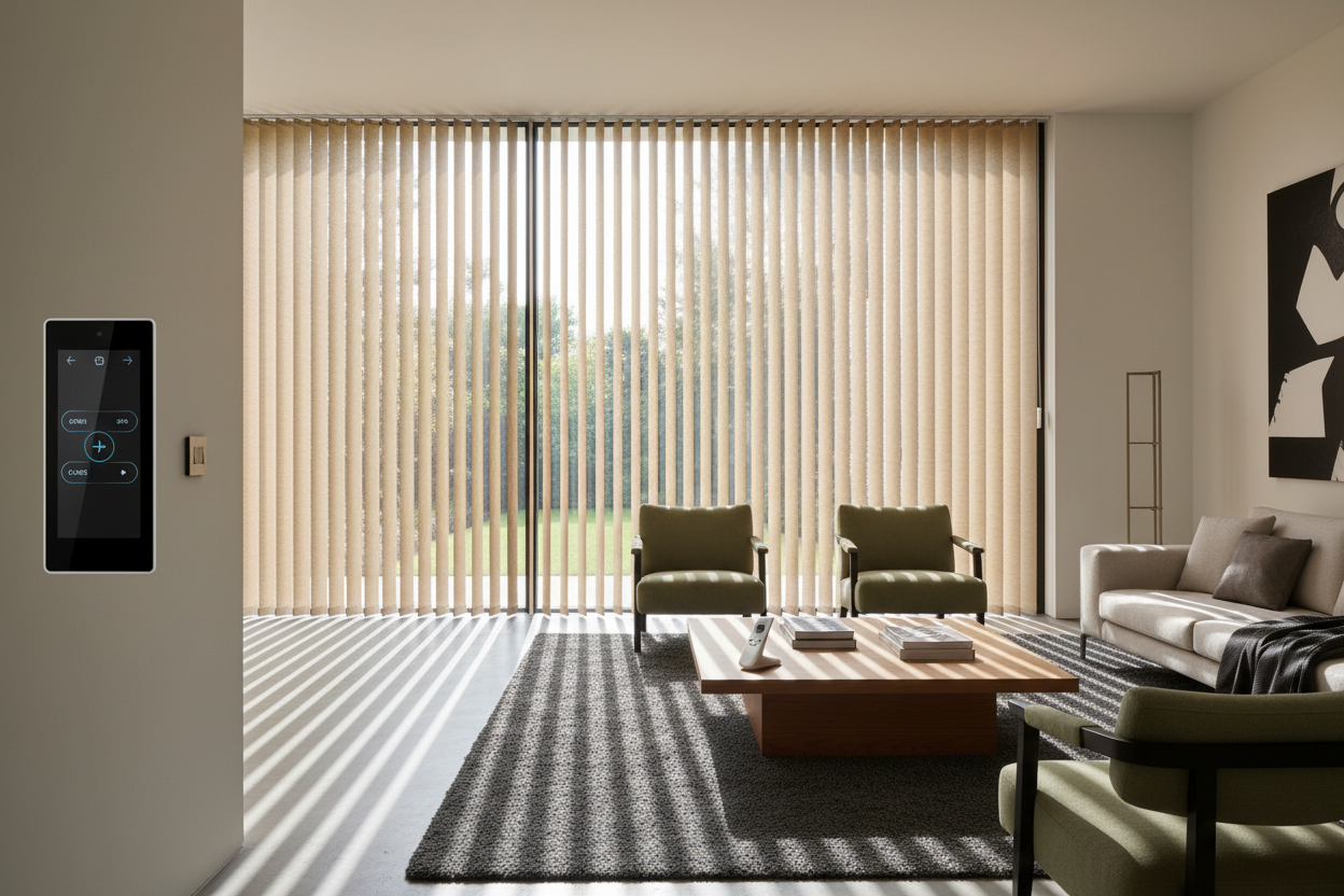Discover the Comfort and Convenience of Motorized Vertical Blinds