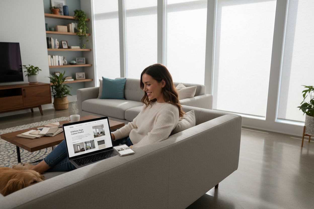 Discover the Convenience of Ordering Roller Shades Online