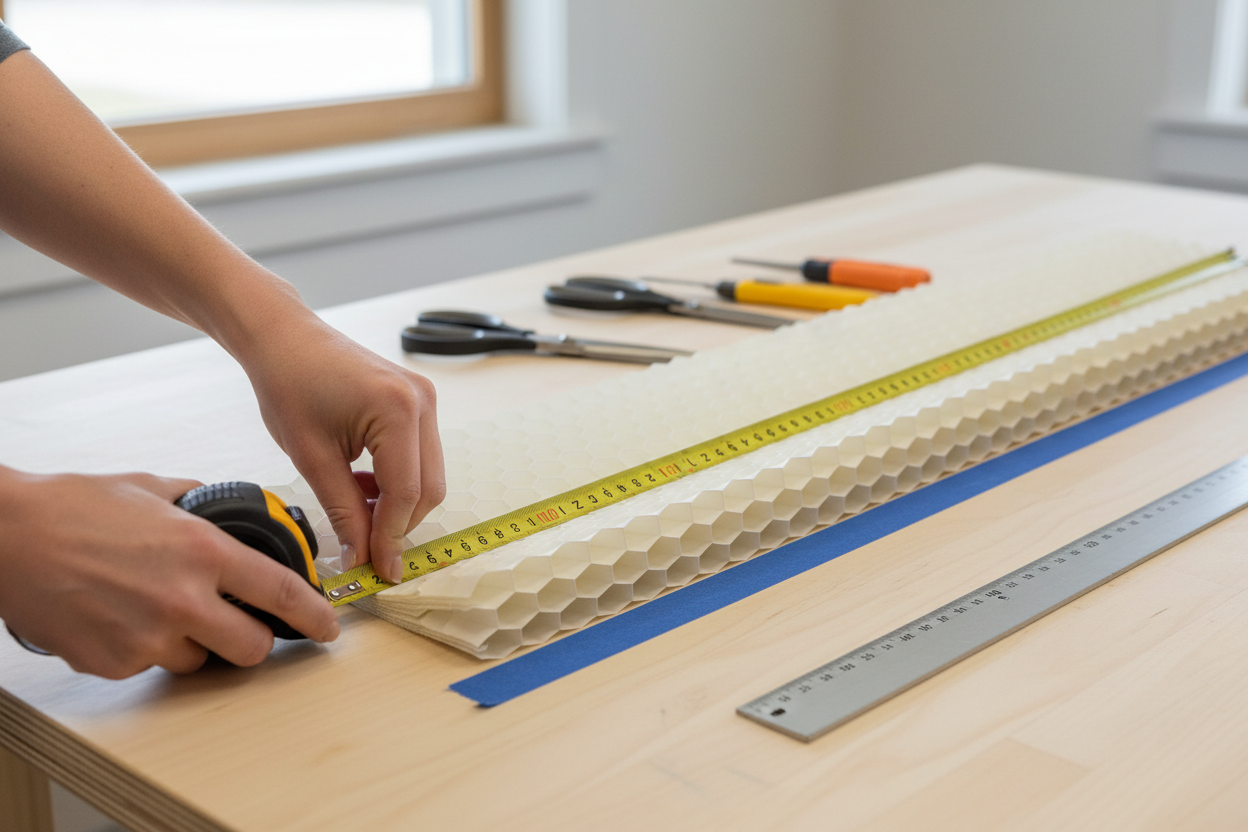 DIY Rescue: How to Resize Cellular Shades That Are Too Wide