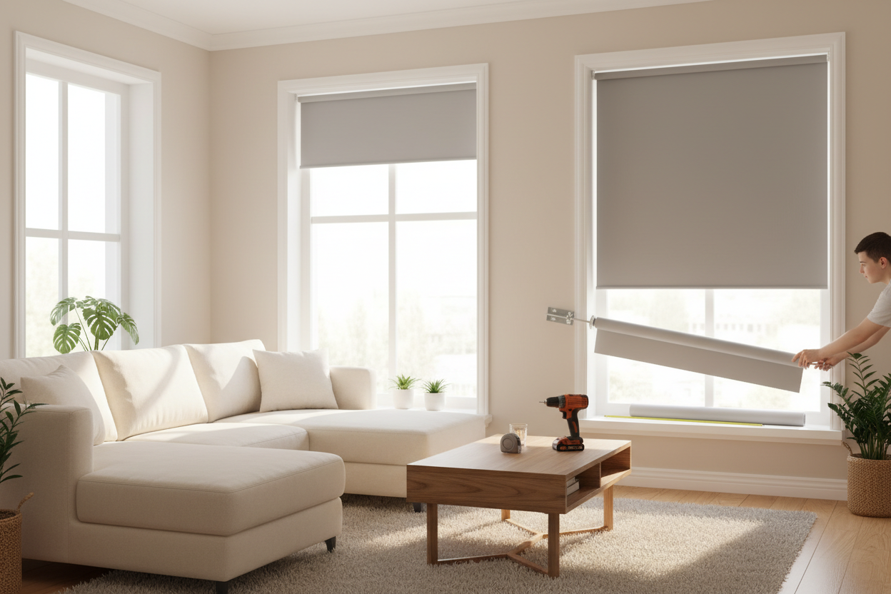 DIY Roller Shade Kits: Stylish Window Solutions at Home