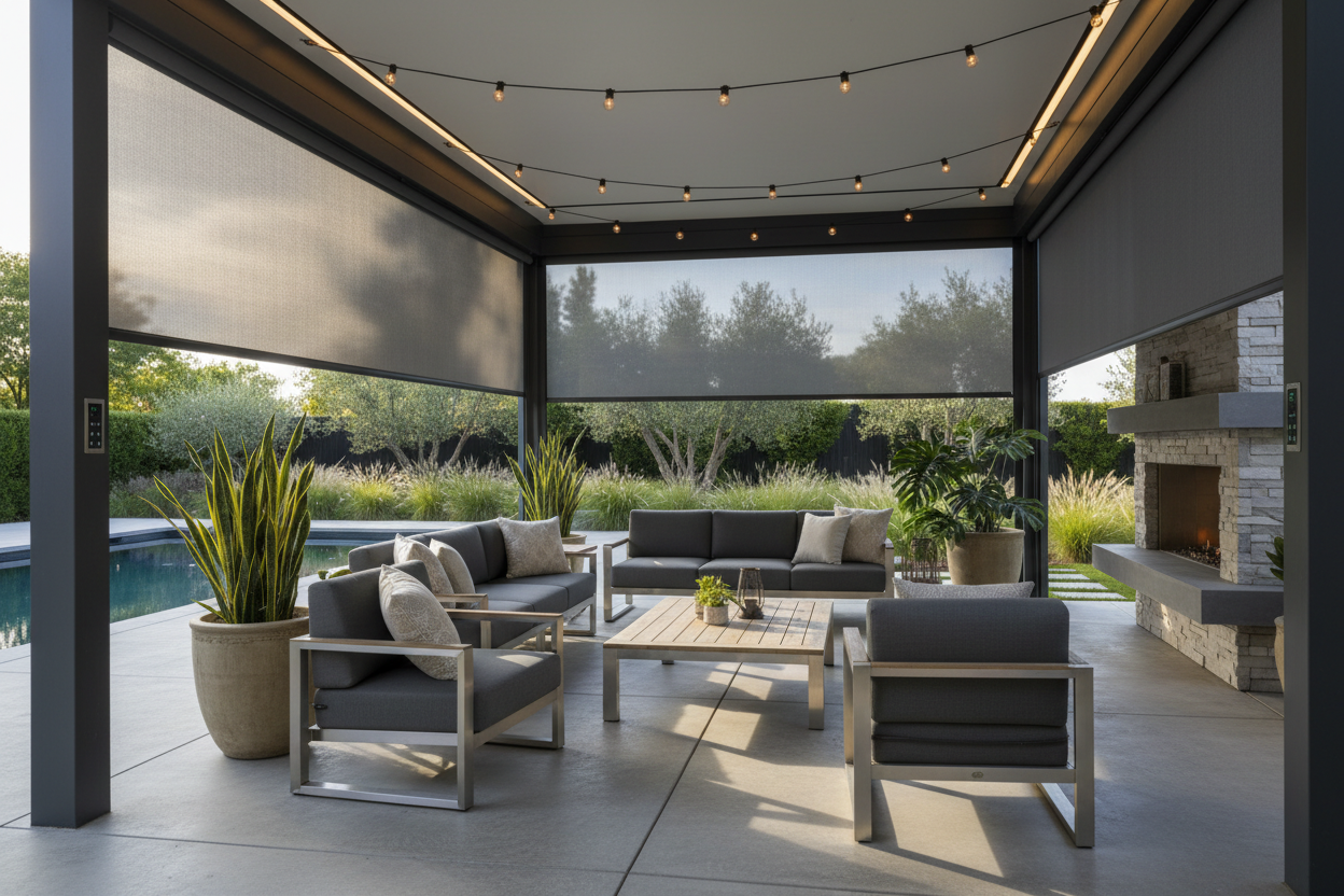 E Zip Shades: Smart Outdoor Comfort for Every Space