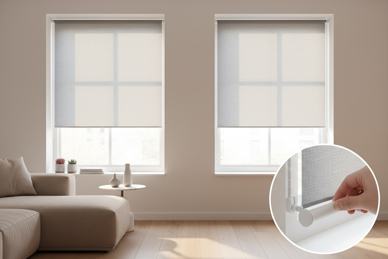 Easy and Stylish Window Solutions with Tension Rod Blinds