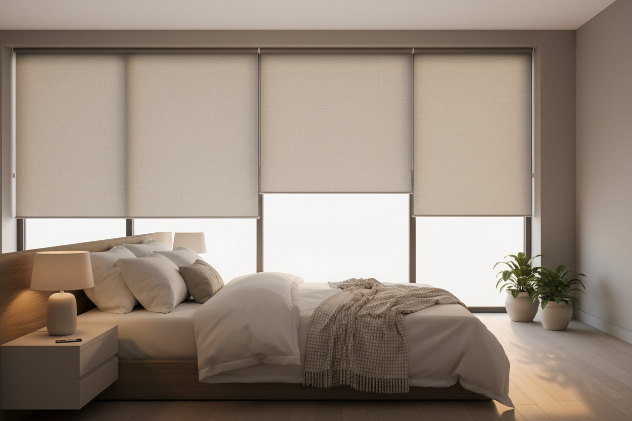 Effortless Comfort with Battery Blackout Shades