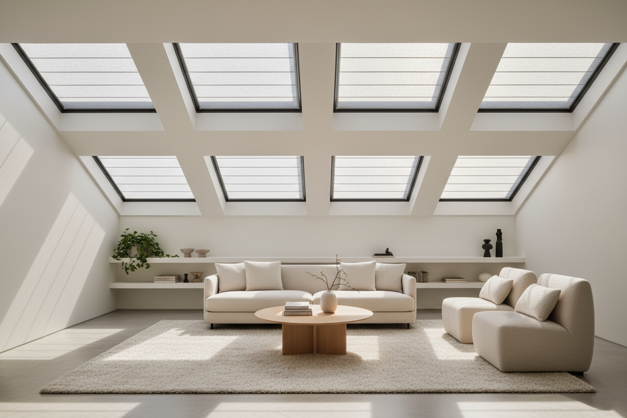 Effortless Comfort with Skylight Electric Blinds