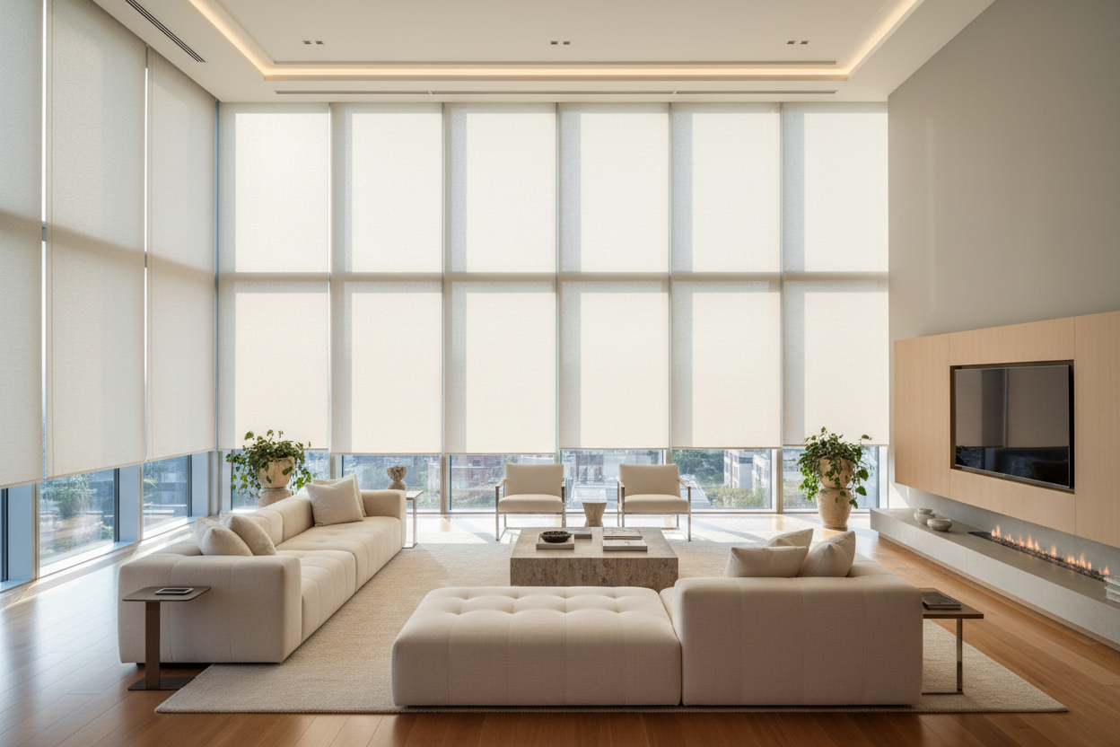 Effortless Light Control for Your Grand Windows