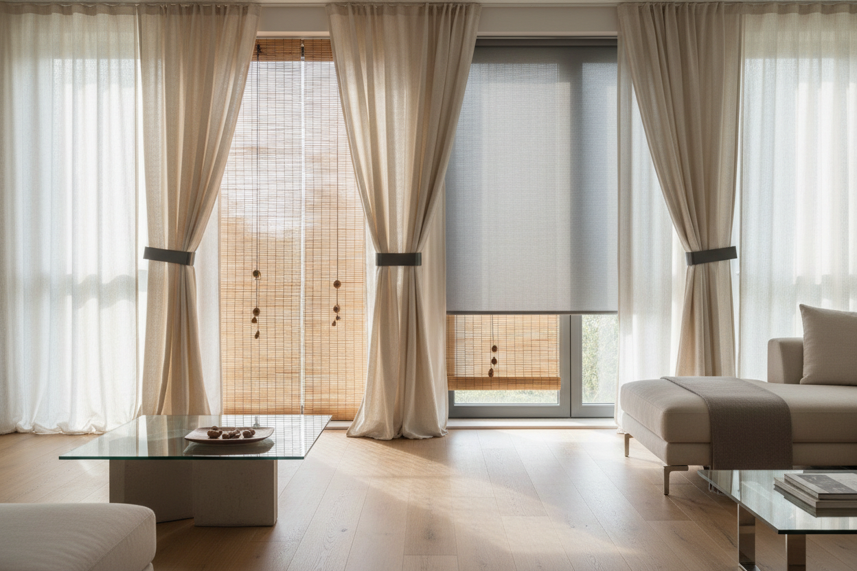 Elegant and Practical Solutions for Roll Up Curtains and Drapes