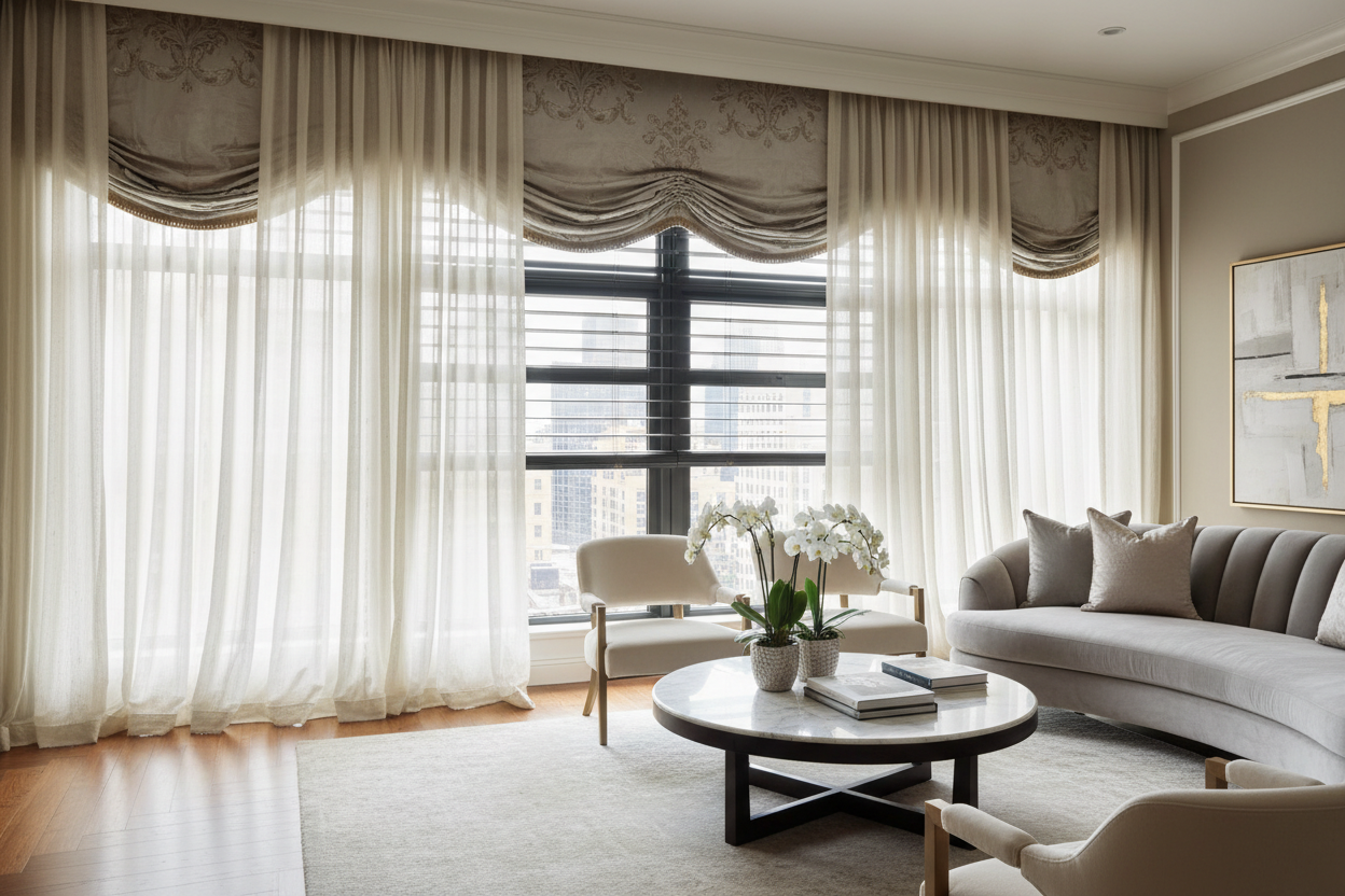 Elegant Choices for Luxury Blinds, Shades, and Home Window Treatments