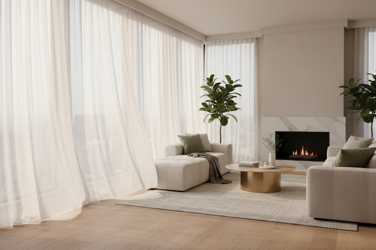 Elegant Comfort and Energy Savings with Insulated Sheer Curtain Panels