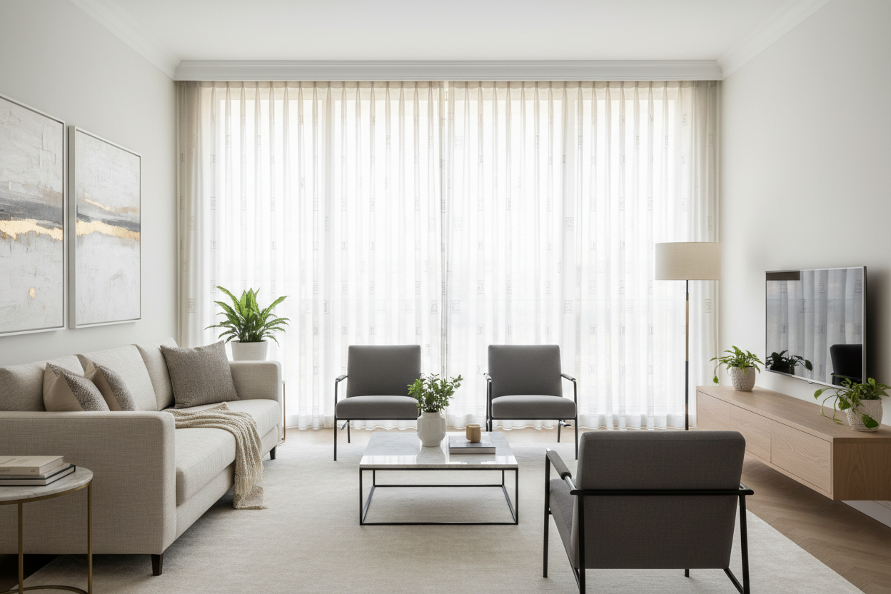 Elegant Light and Style: Choosing Sheer Curtains with Designs for a Modern Home