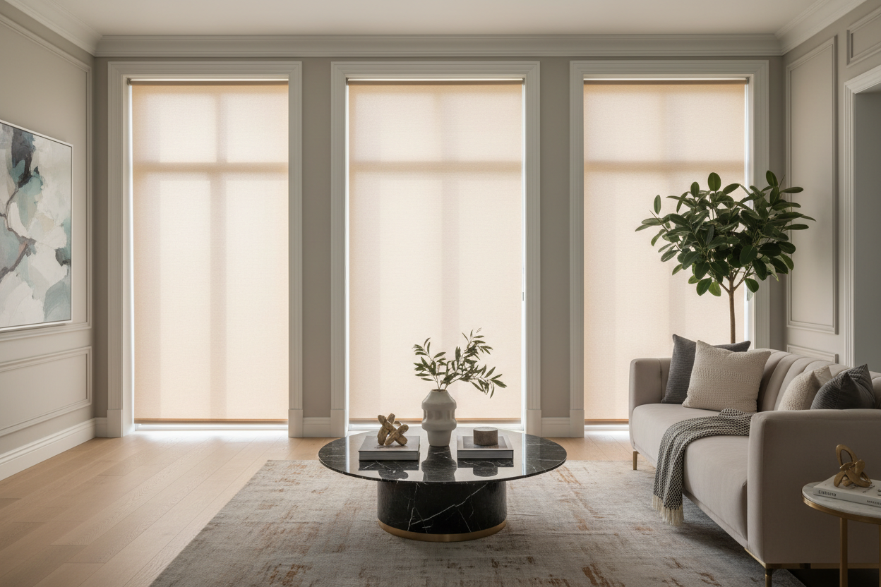 Elevate Your Home's Style with High-End Roller Shades