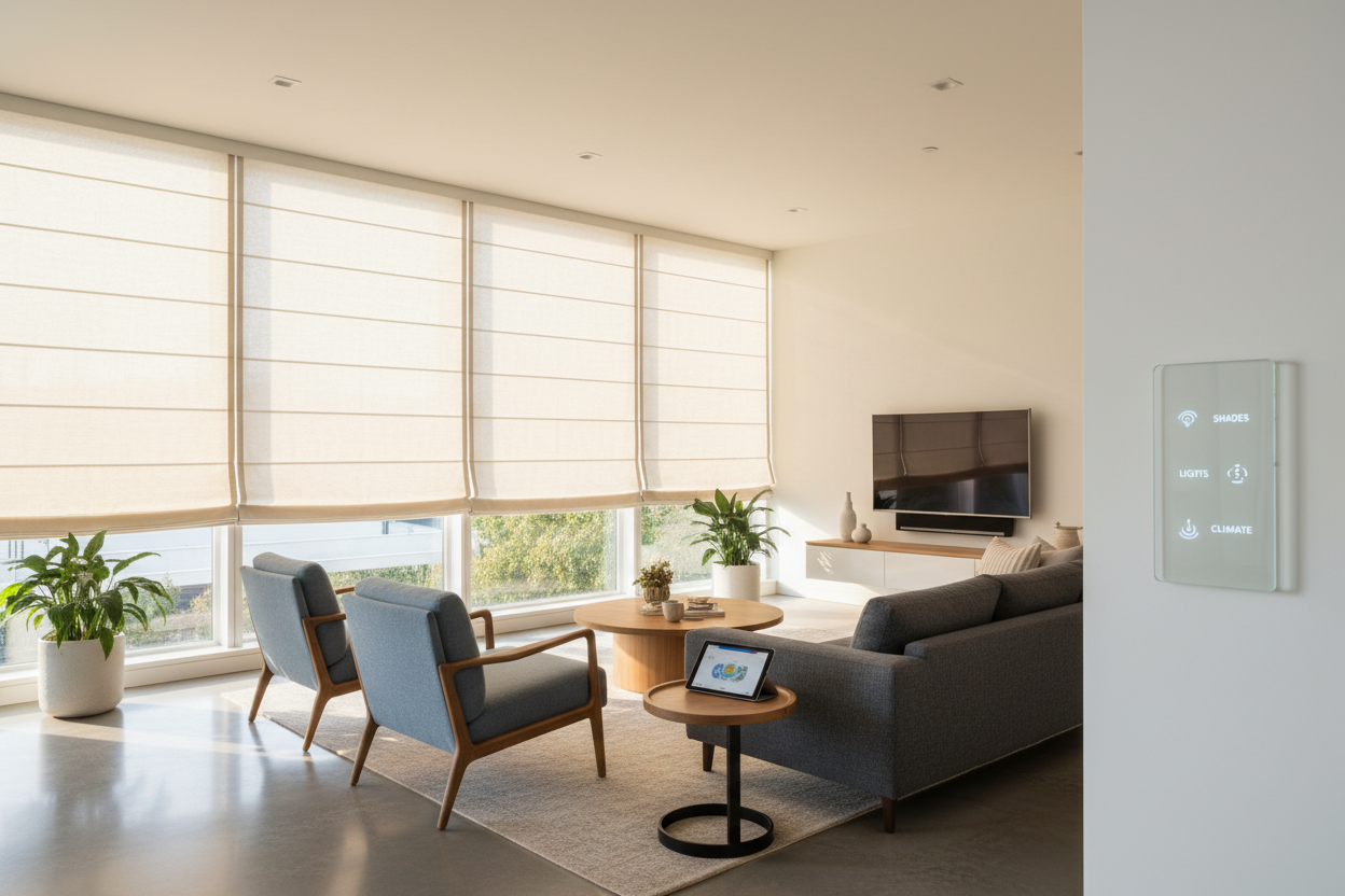 Elevating Home Comfort: A Guide to Modernizing Your Windows with Motorized Roman Shades
