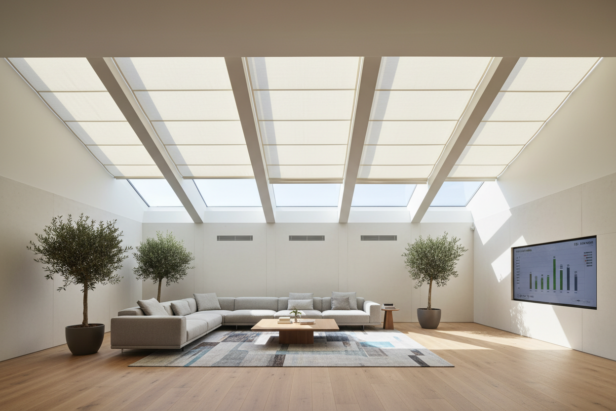 Enhance Comfort and Efficiency with Retractable Skylight Shades