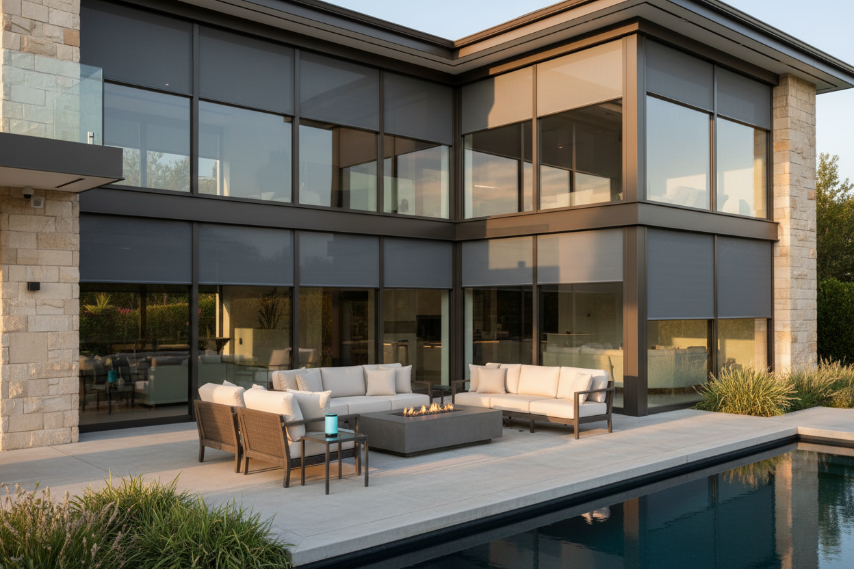 Enhance Your Home Comfort with Motorized Outdoor Window Shades