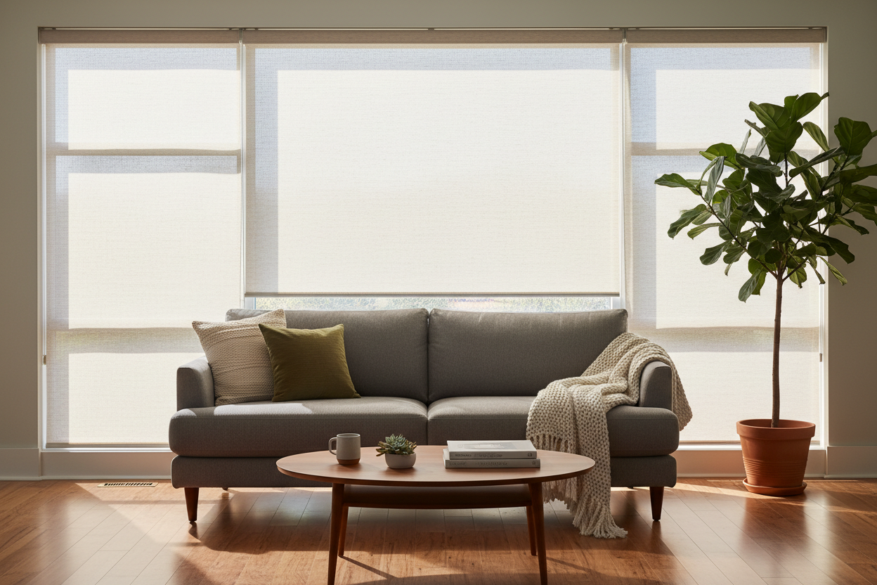 Enhance Your Home Comfort with Sun Blocking Roller Shades