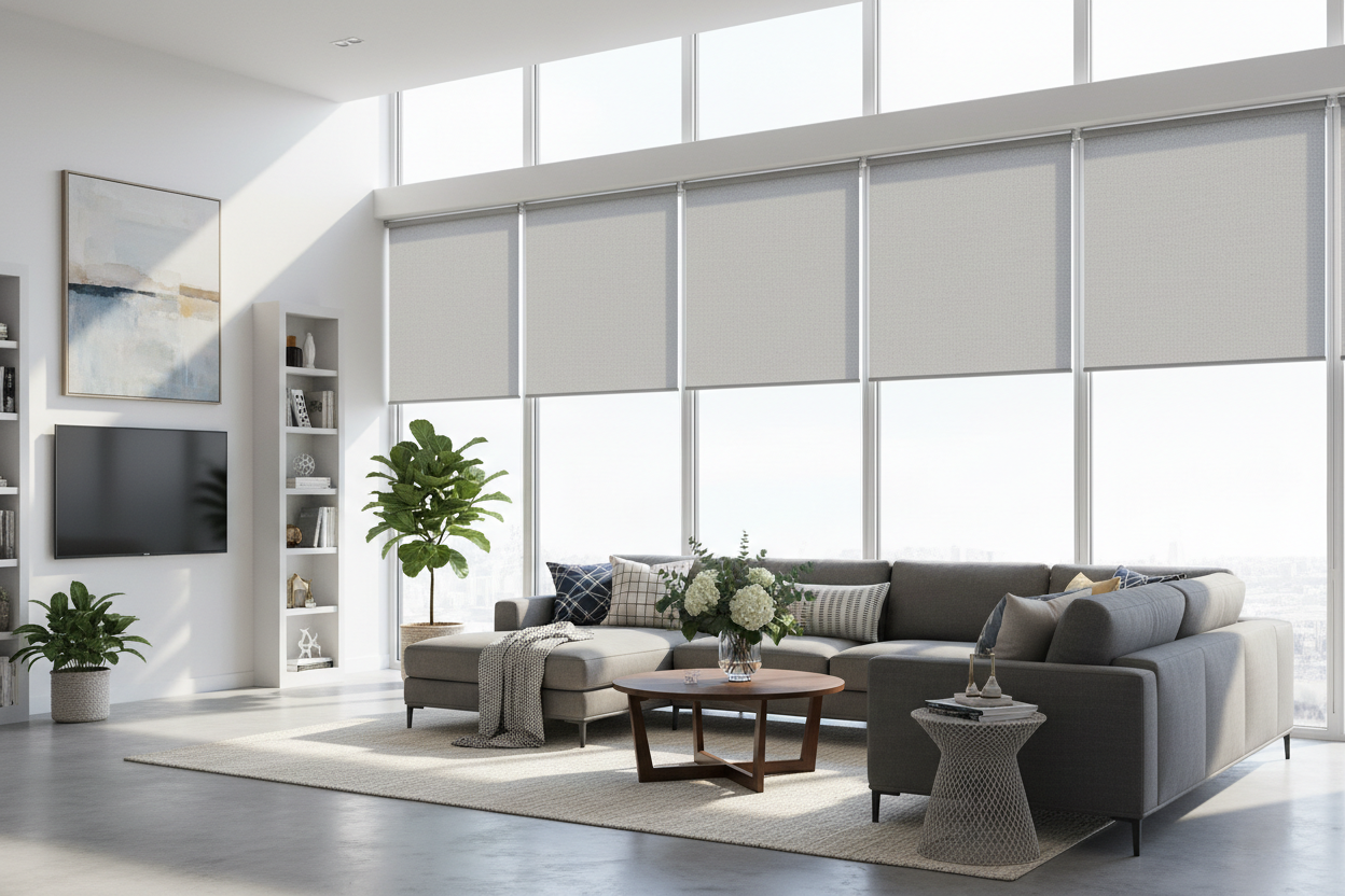 Enhance Your Home Decor with Roller Shades Without Valance