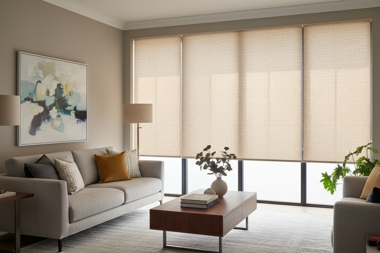 Enhance Your Home with Stylish Fabric Roller Shades