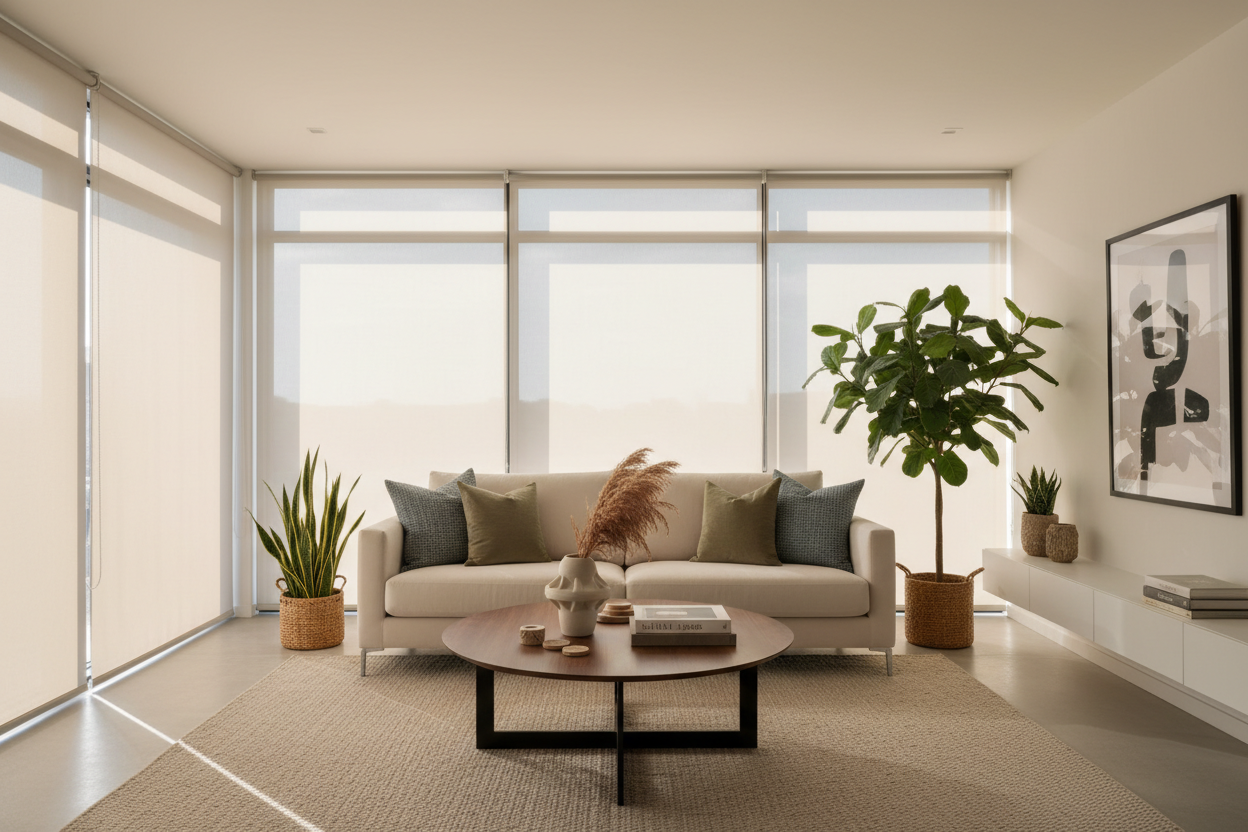 Enhance Your Home with Stylish Top Mounted Roller Shades