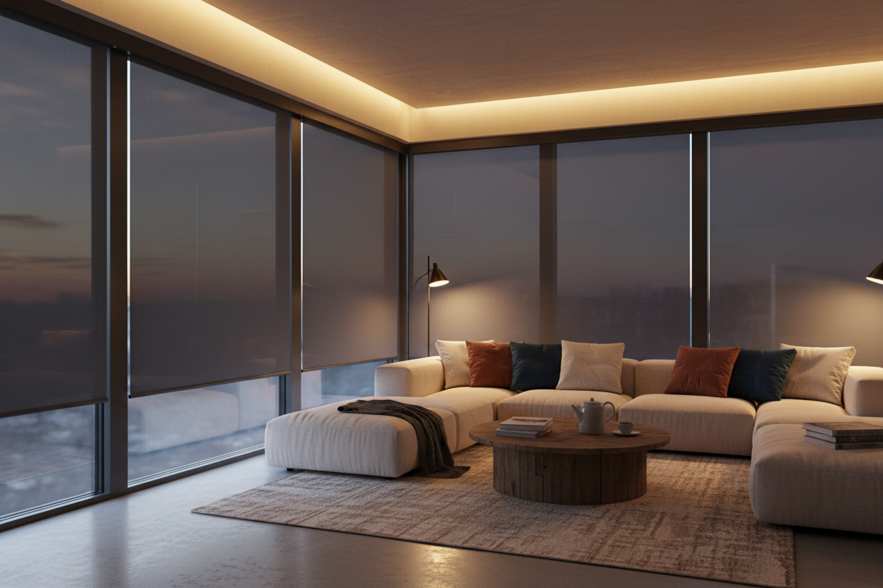 Enhance Your Home's Comfort with Blackout Roller Shades and Side Channels
