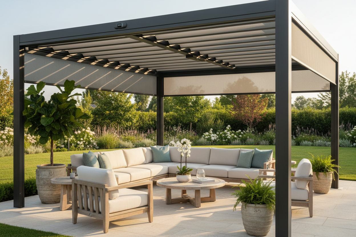 Enhance Your Outdoor Living with an Automatic Pergola Shade